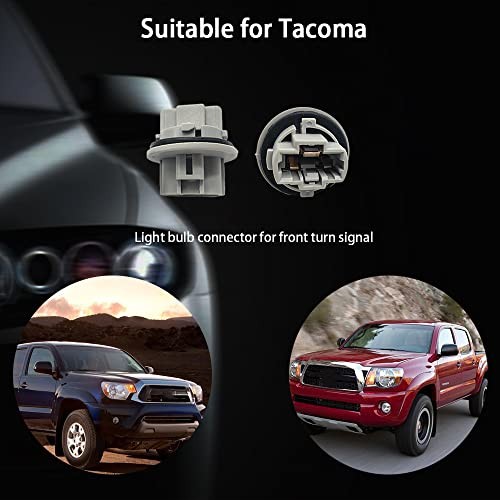 Turn Signal Bulb Socket Plug for Toyota Front 2 Pcs