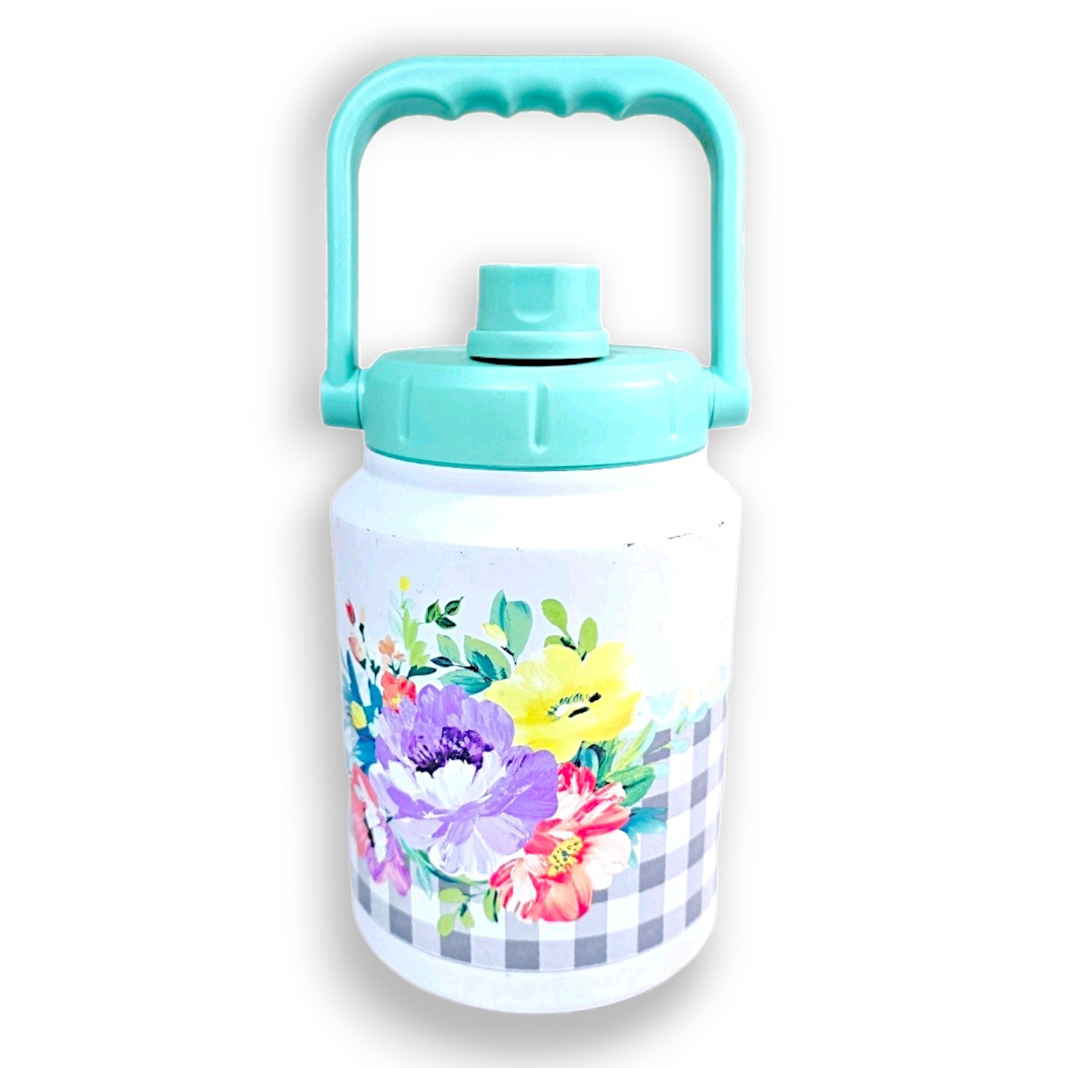 Pioneer Woman 64oz Stainless Steel Floral Water Jug Growler Gibson 2021