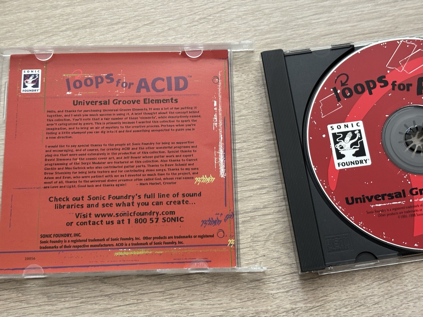Sonic Foundry Loops for ACID: Universal Groove Elements