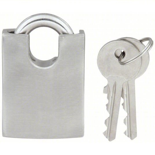 1Xrv5 Padlock, Keyed Different, Partially Hidden Shackle (G)