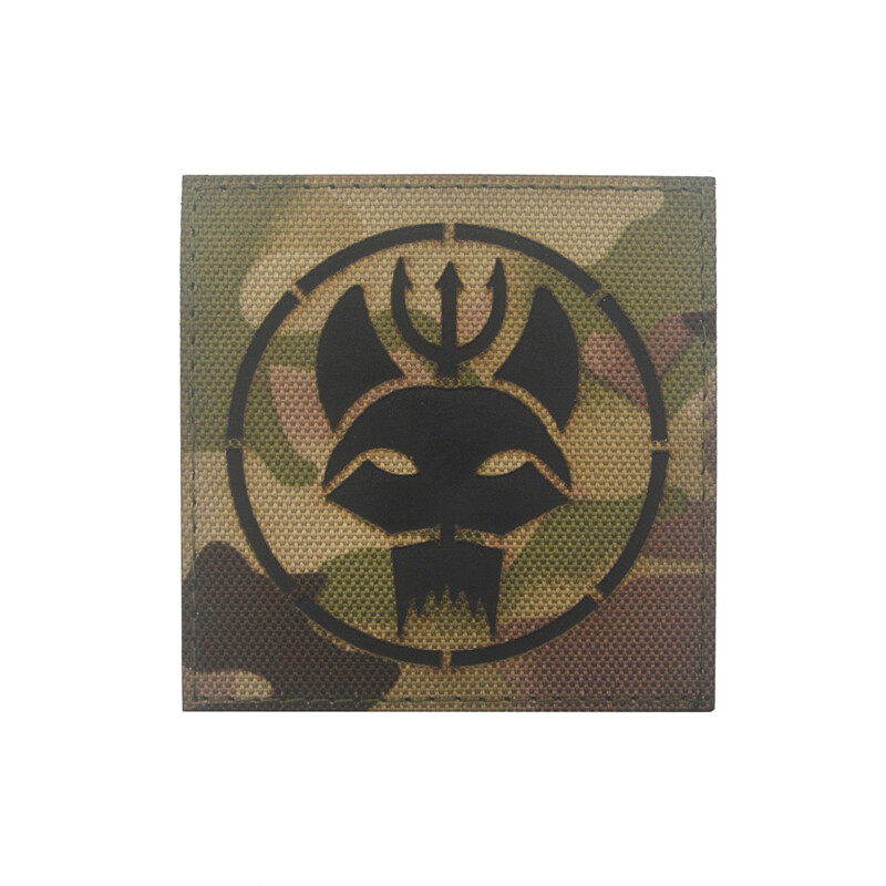 Navy SEAL Trident Reflective IR Hook & Loop Patch