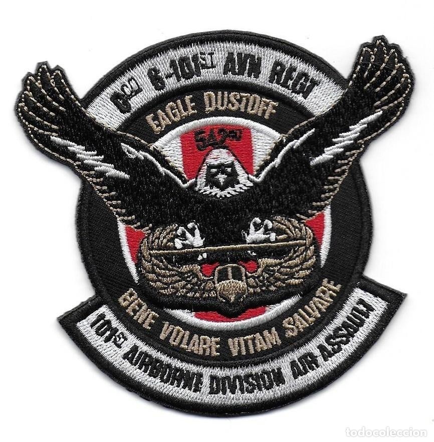 EXTREMELY RARE 101st AIRBORNE "EAGLE DUSTOFF" EMBROIDERED IRON-ON PATCH...