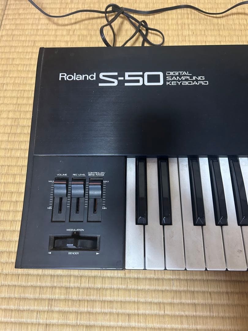 Roland S-50 Digital Sampling Keyboard Sound output confirmed