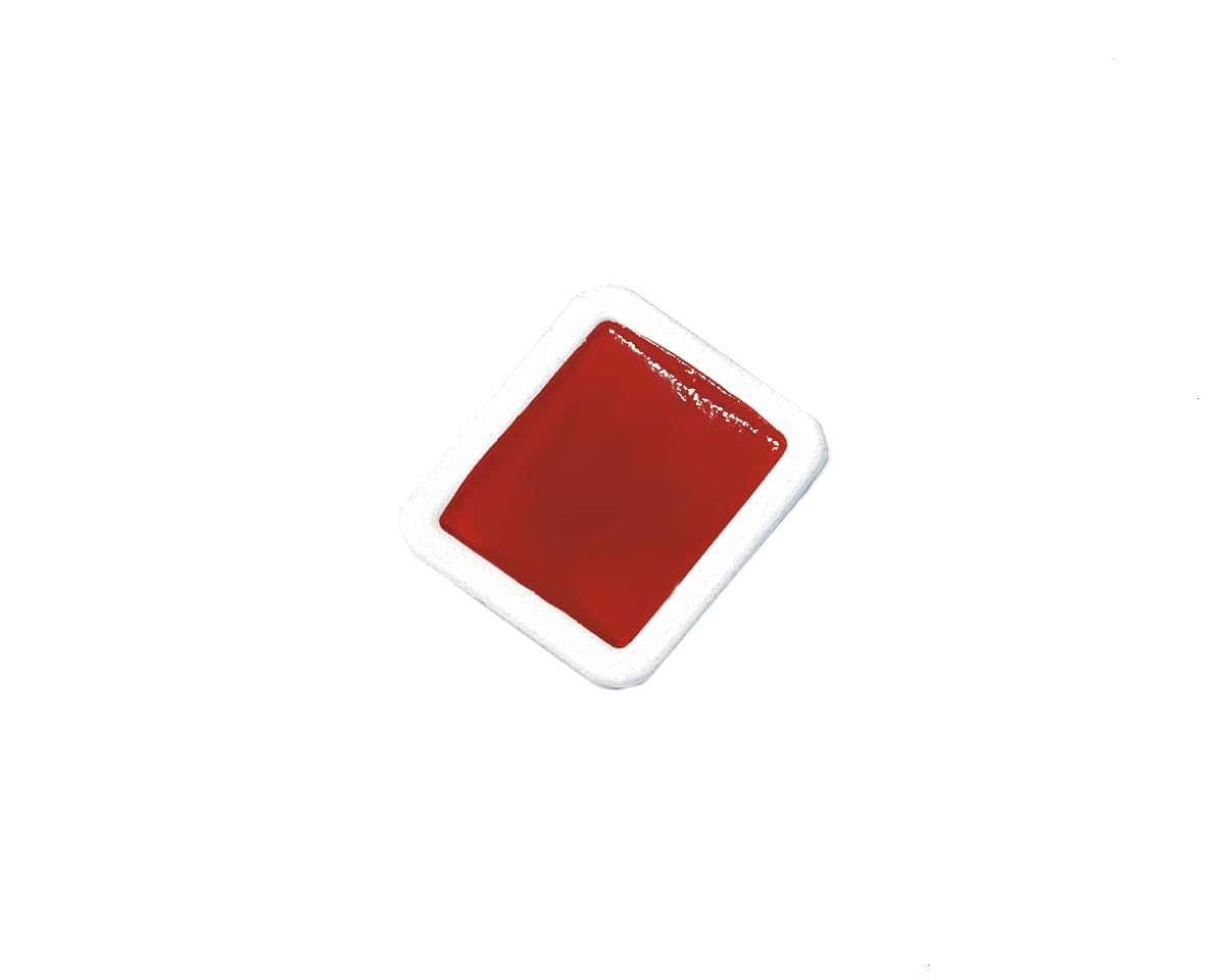 Prang Semi-Moist Watercolor Refill Half Pans Red 12 Count (Pack of 1),