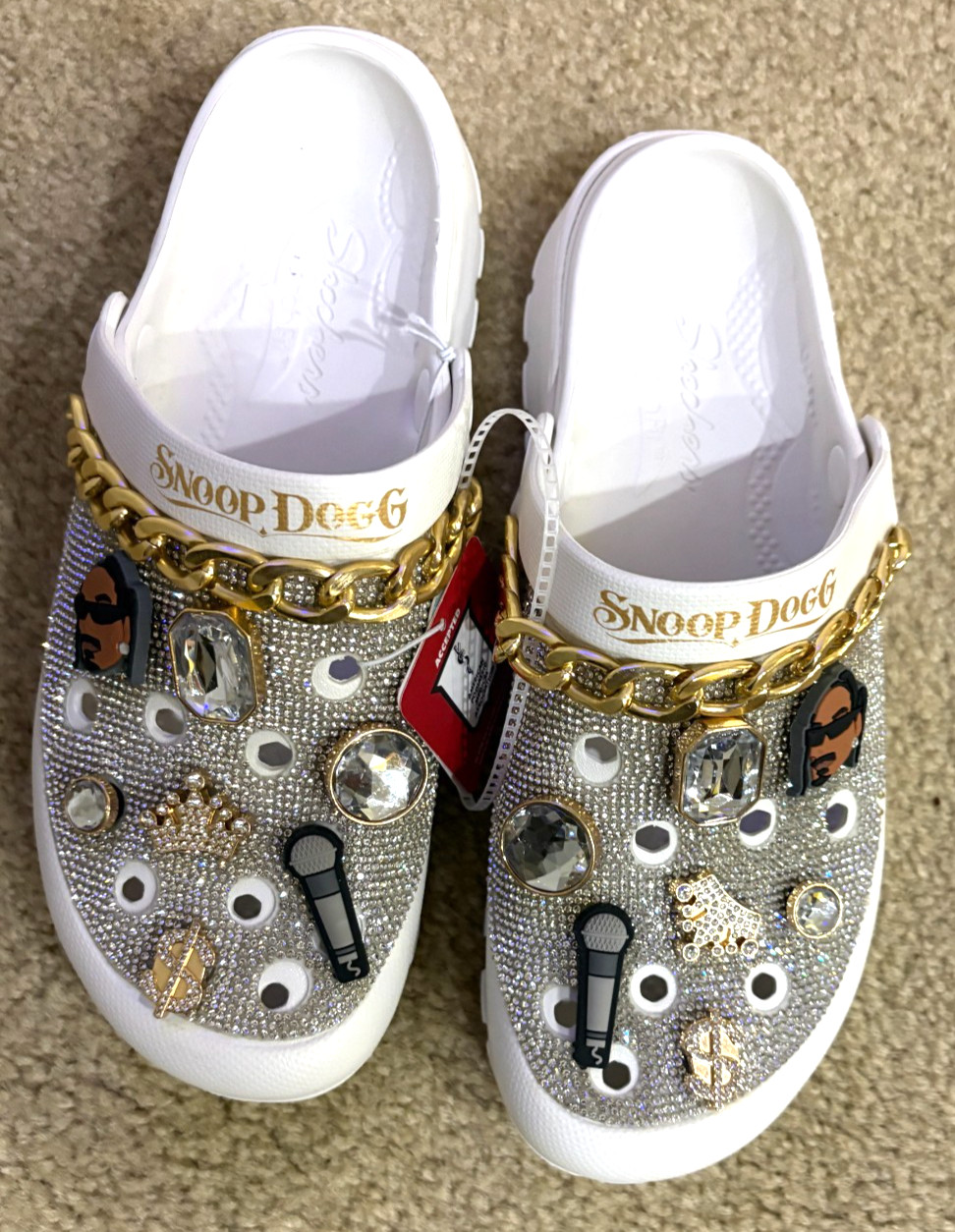 Women's Snoop Dogg Skechers Arch Fit Footsteps - Rolling N Gold Clog Sandals