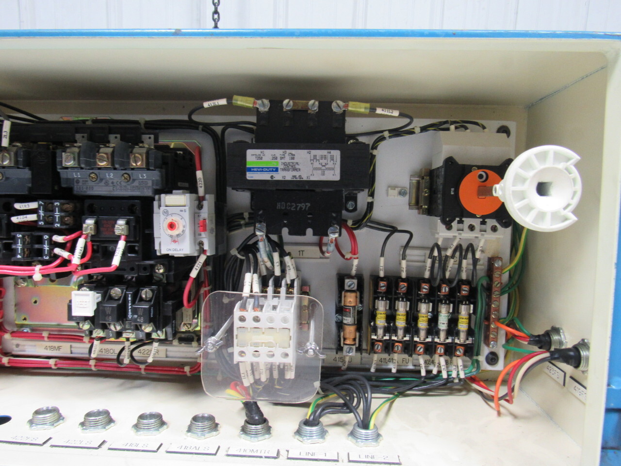 RAPISTAN 480V 5.4 AMP Conveyor Machine Controller W/Reversing Starter Lot/1