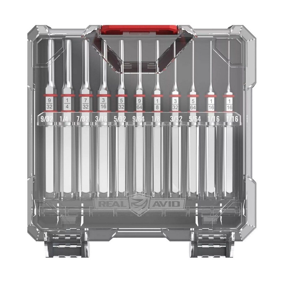 Real Avid Accu-Punch 11 Piece Punch Set Includes Case - AVAPKS