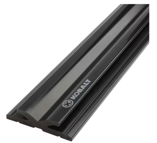 Kobalt 32-in Black Plastic Storage Rail Multipurpose Garage Wall Organizer Home