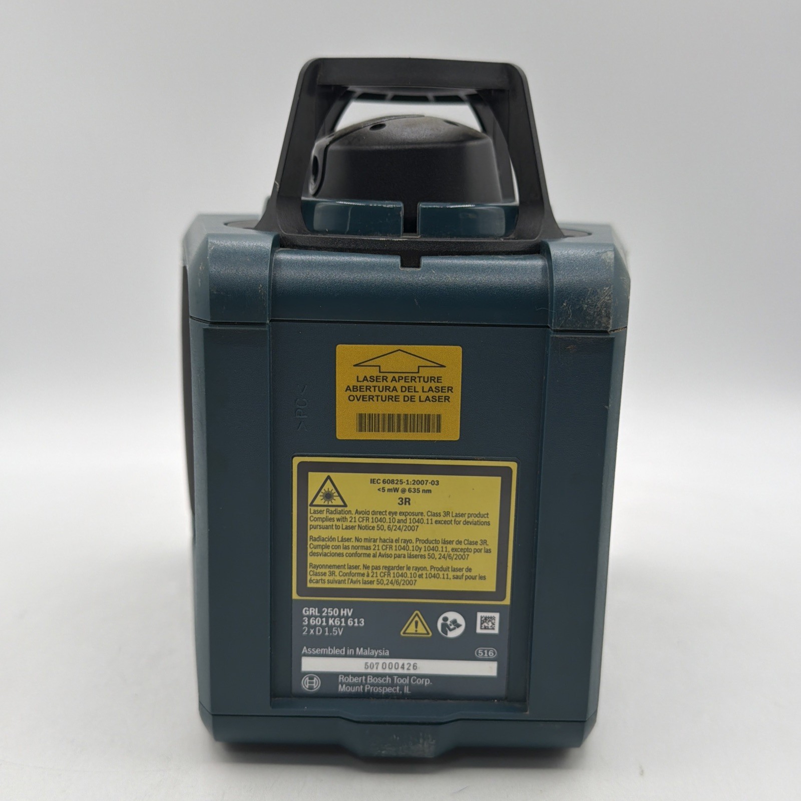 Bosch GRL250HV FOR REPAIR READ