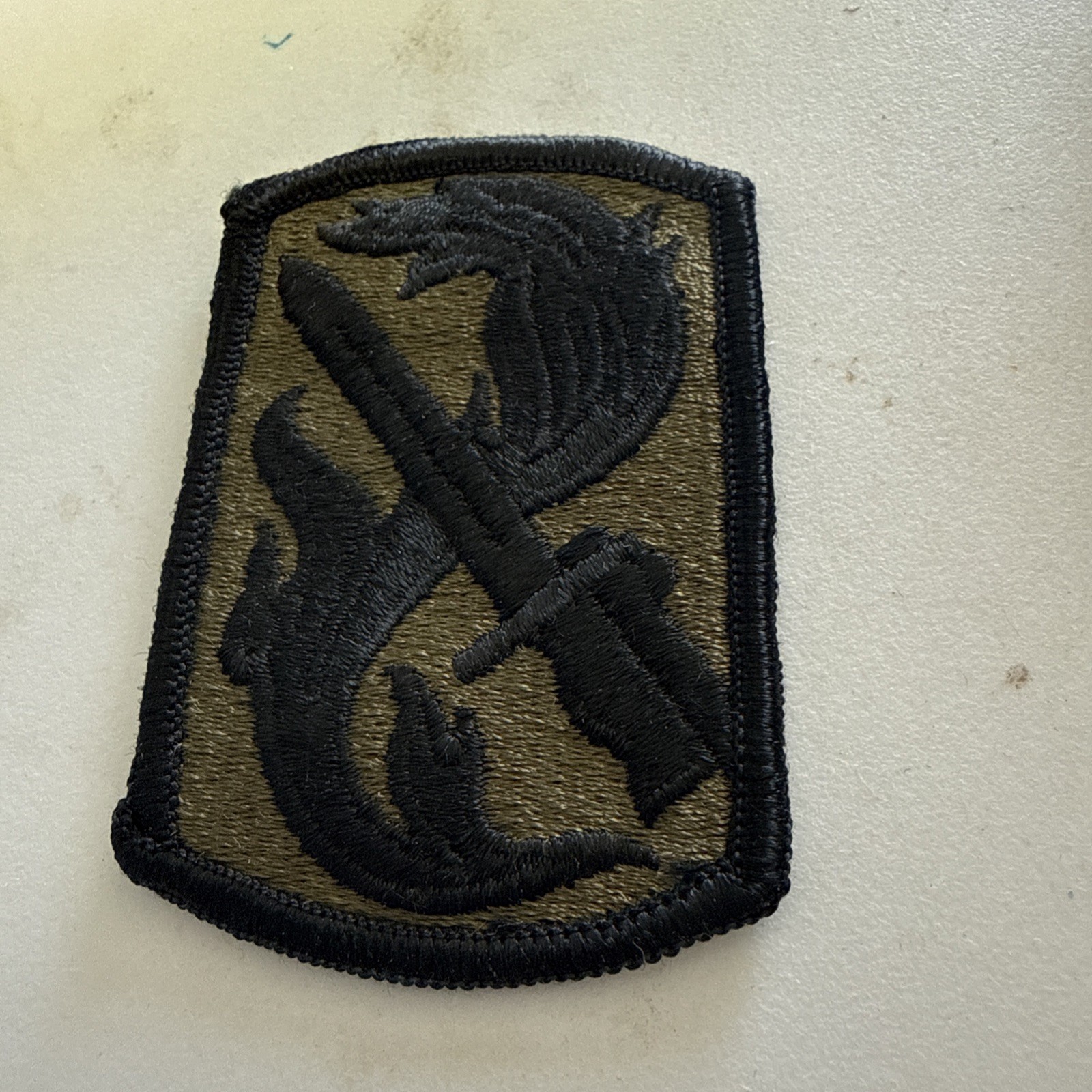 Vietnam Cold War Era US Army 198th INFANTRY Brigade Subdued Patch #784