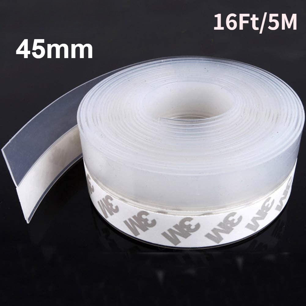 16FT Weather Stripping Door Seal Self Adhesive Draft Blocker Bottom Stopper Tape