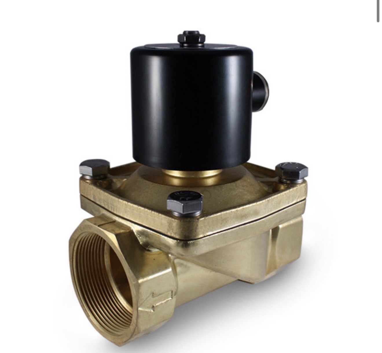 2" Inch 24V AC Brass Electric Solenoid Valve 24 VAC 24 Volt Viton FREE SHIPPING