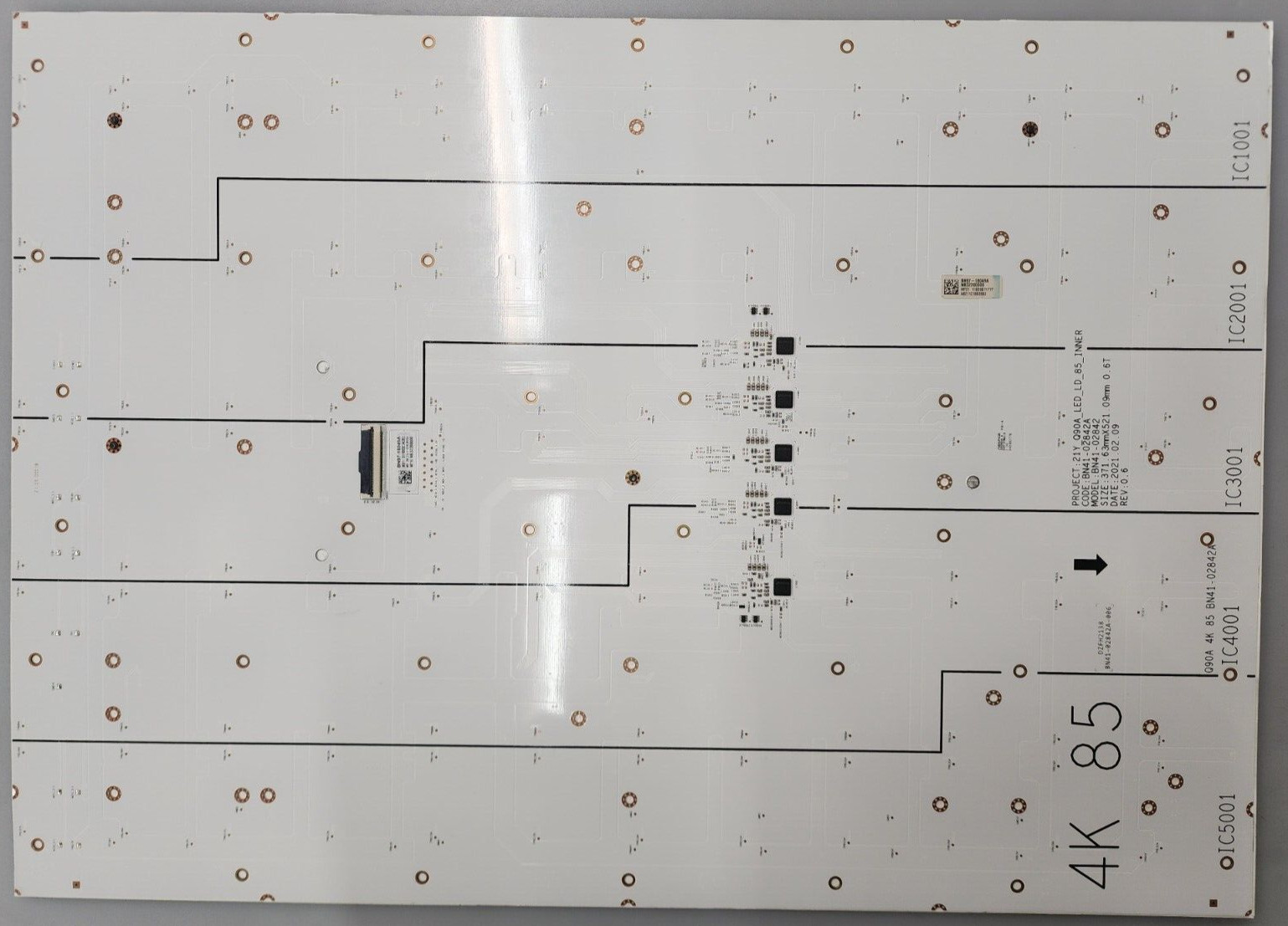 Samsung QN85QN90AAFXZA QN85QN85AAF LED Backlight Strips/Sheets(10) BN97-18049A