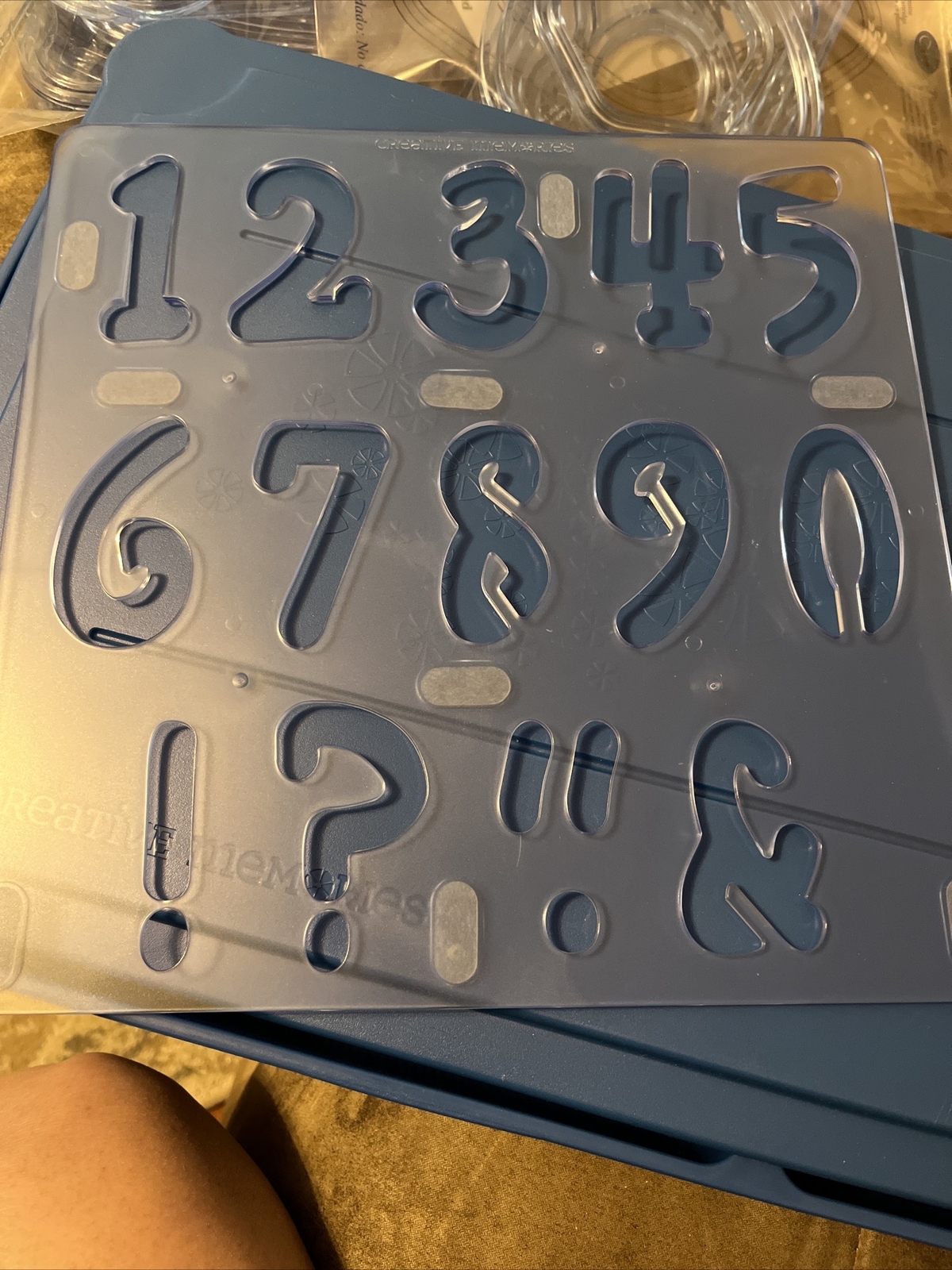 Creative Memories Creative Cuts Storage Box Letter, Numbers, & Shapes