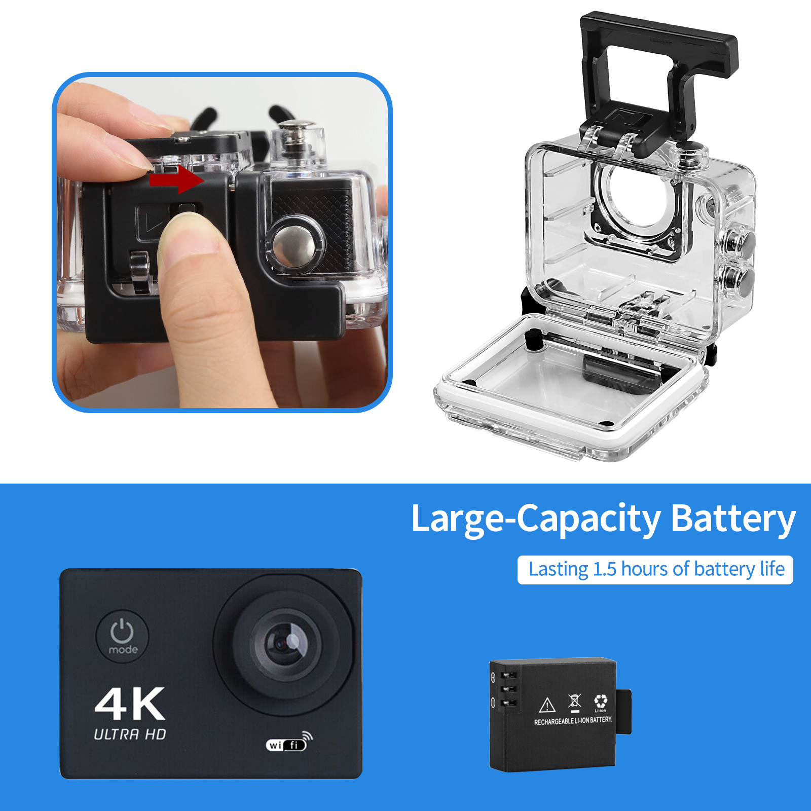 20 PACK 4K Action Camera