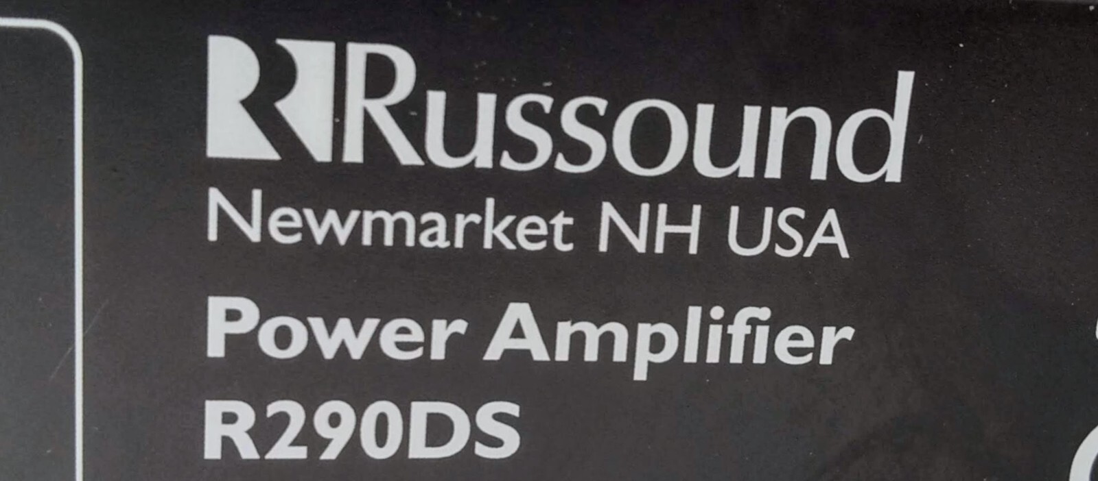 Russound R290DS - Stereo Dual Source Power Amplifier