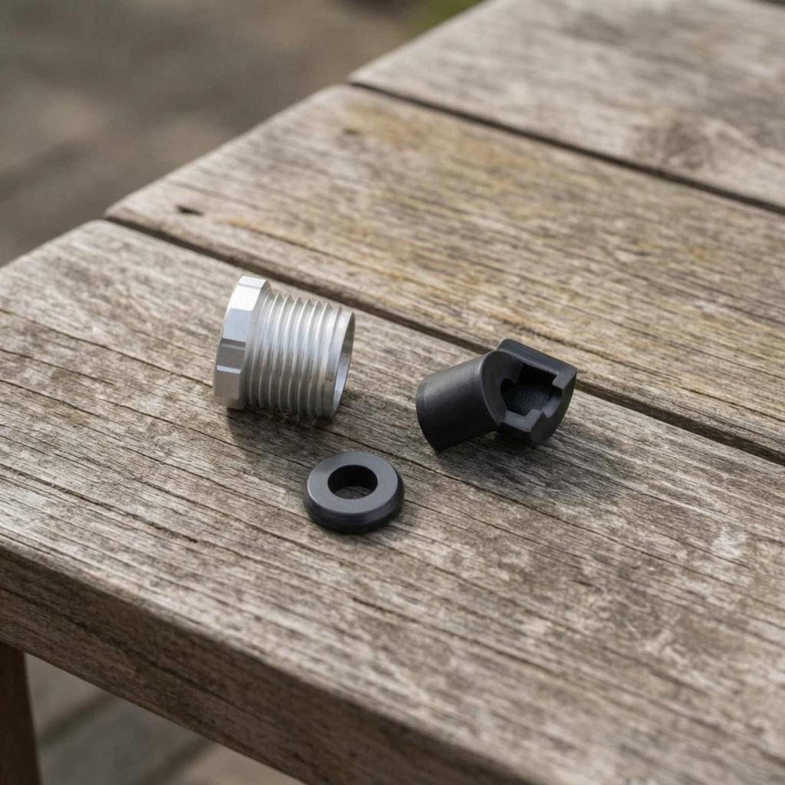 Wire Fastener Nut Kit Aluminum Threaded Nut Kit Silver