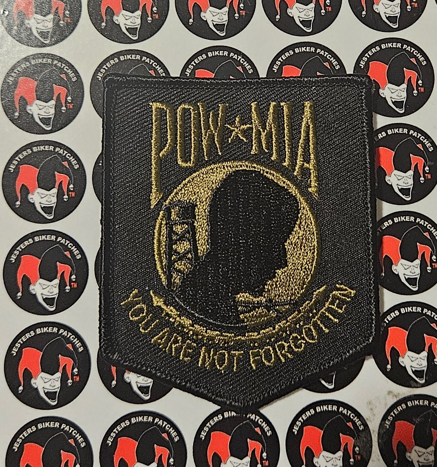 POW MIA Embroidered Patch POW030