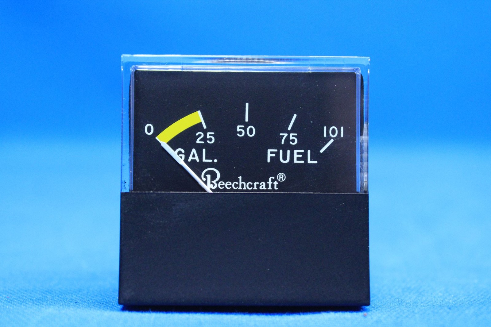 New Old Stock Beechcraft Jewell Fuel Gauge Panel P/N: 60-384034-7 (22862)