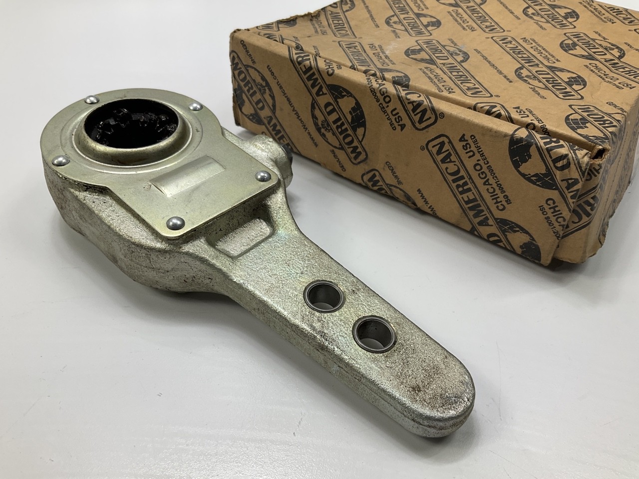 World WAKN48001 Air Brake Manual Slack Adjuster 1.25"-10 Spline, 5"-6" Arm Ratio