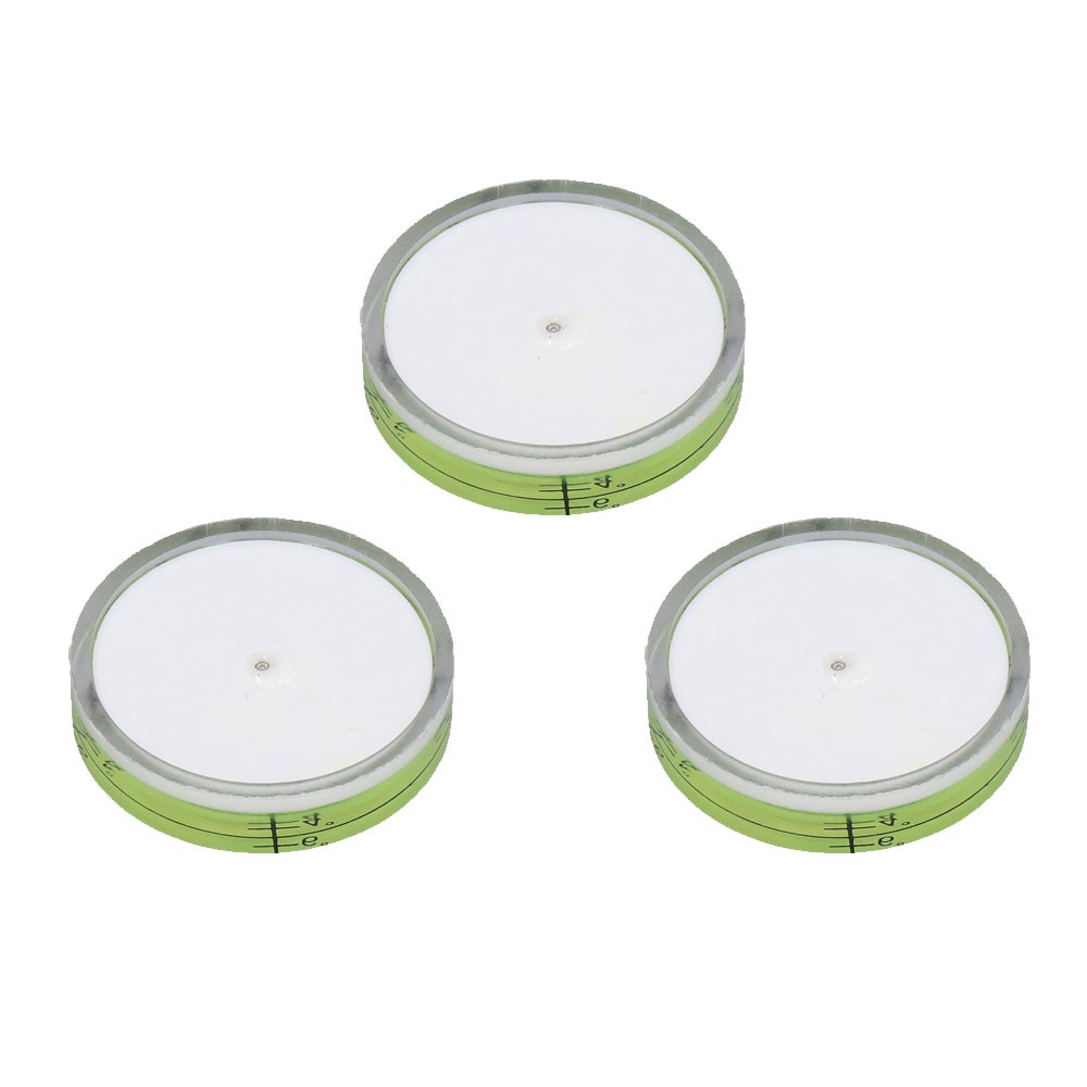3pcs Bubble Level High Precision Level Round Bubble Circular Measuring 32mm
