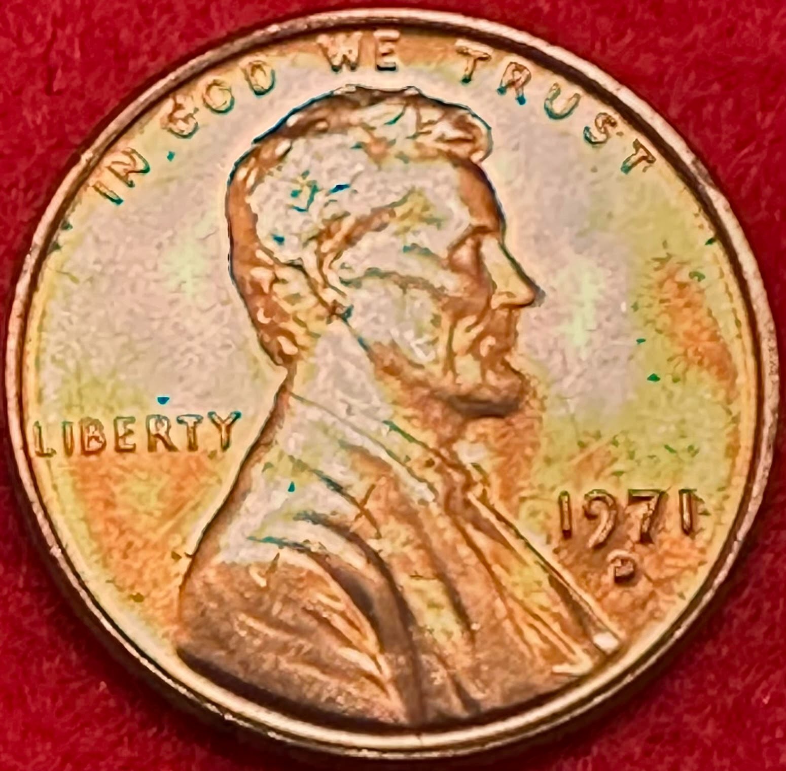 UNITED STATES 1971 - D DENVER MINT UNCIRCULATED LINCOLN MEMORIAL PENNY