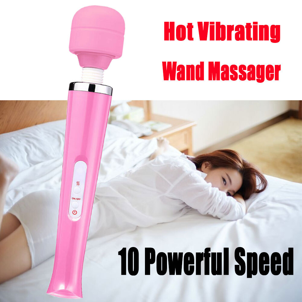 20 speed/10 vibration Handheld Vibrating Massager Wand Full Body Massage Stick