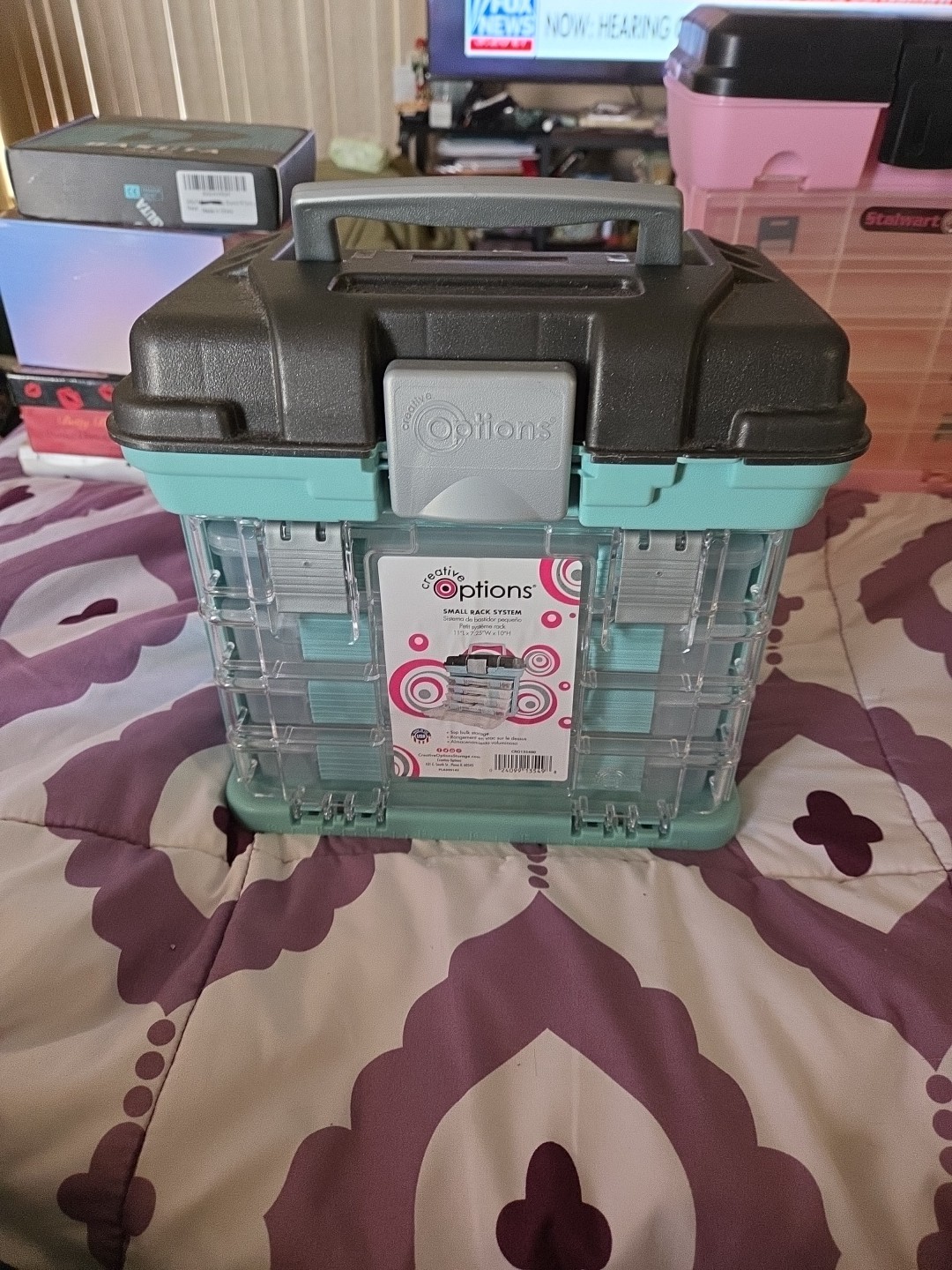 Creative Options Small Rack System Storage Mint Green B80