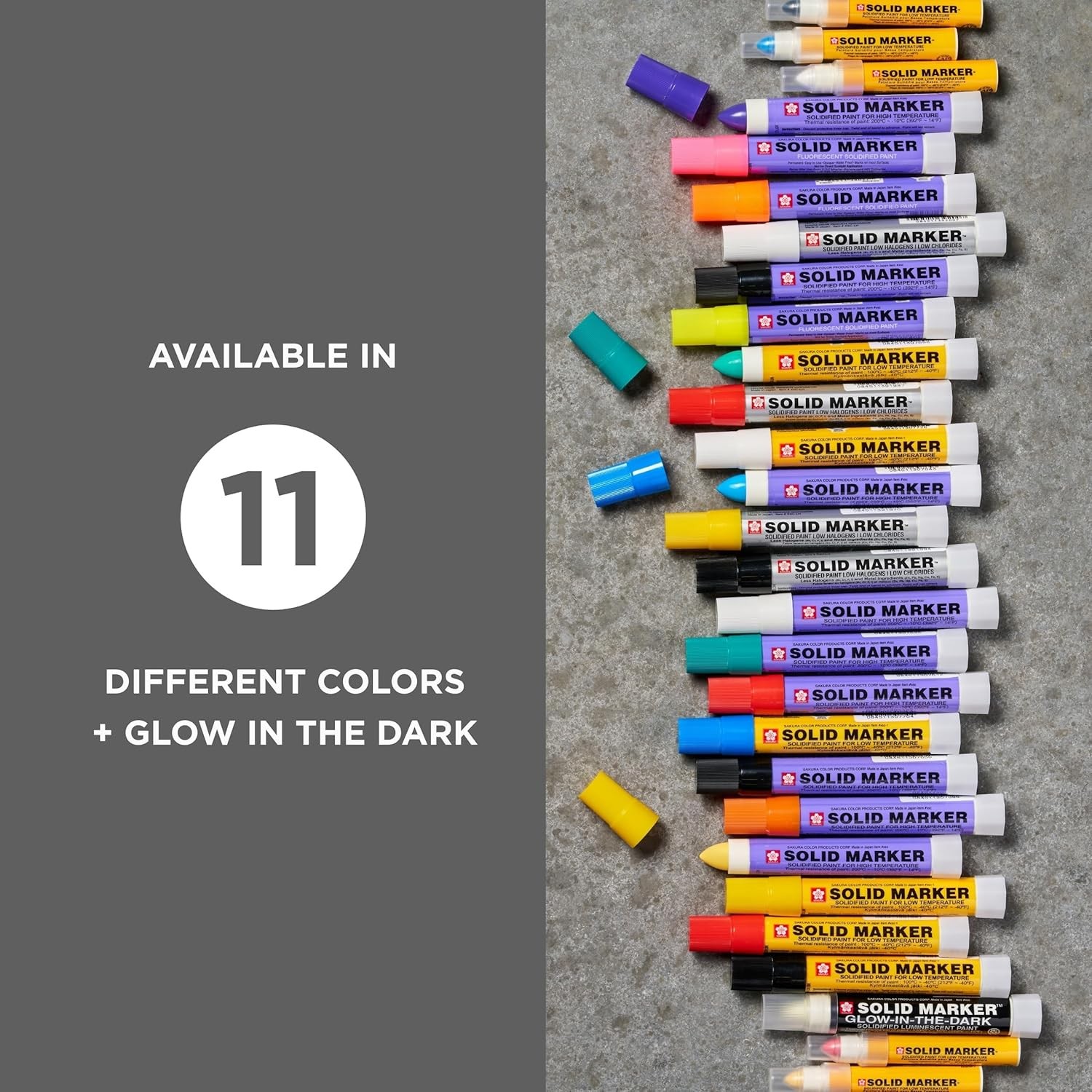 Sakura Solid Paint Markers - Permanent Marker Pens - Window, Wood & Glass Marker