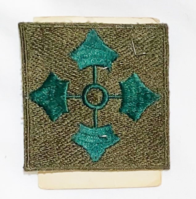 WWII Theatre Made 4th Division Patch