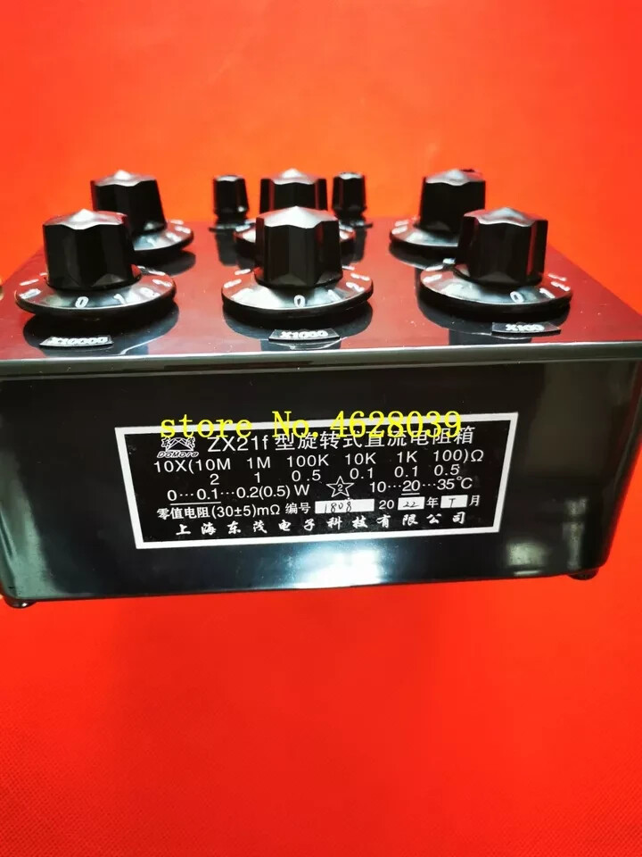 ZX21f 0-111.1110MΩ Variable Resistance Box Decade Resistor For Physics Teaching
