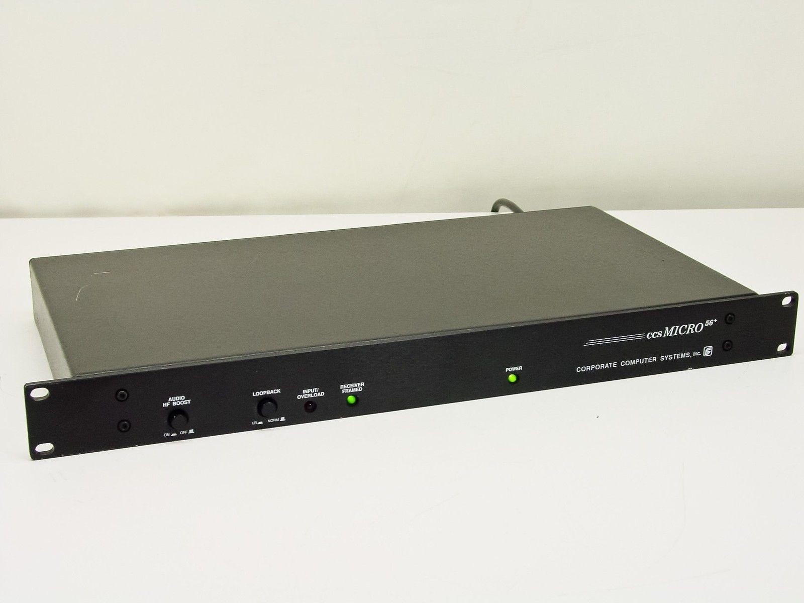 CCS Micro 56+ 601556 V.35 Audio HF Boost Rackmount DSU/CSU 85-265VAC 50/60Hz