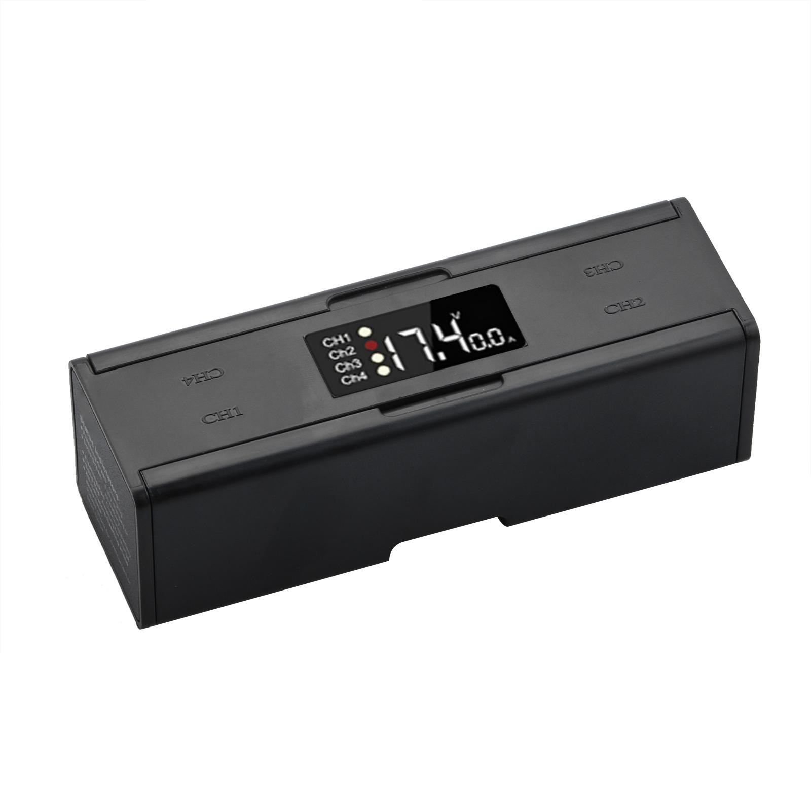 4-in- 1 Battery Charger Charging Hub Smart LED Display For DJI Mavic 2 Pro Zoom