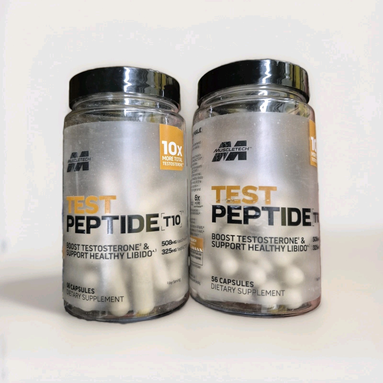 Test Peptide T10 – Testosterone Booster 56 X 2  Capsules Lot Of 2