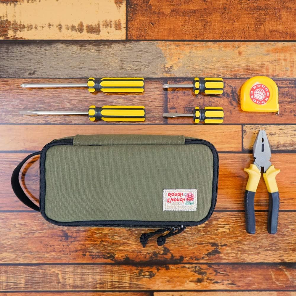 Rough Enough EDC Tool Bag Organizer with Handle - Portable Pouch