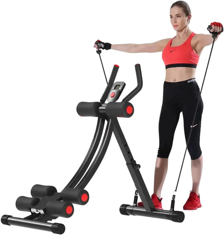 Core & Abdominal Trainers AB Workout Machine Home Gym Exercise Machine Ab Crunch