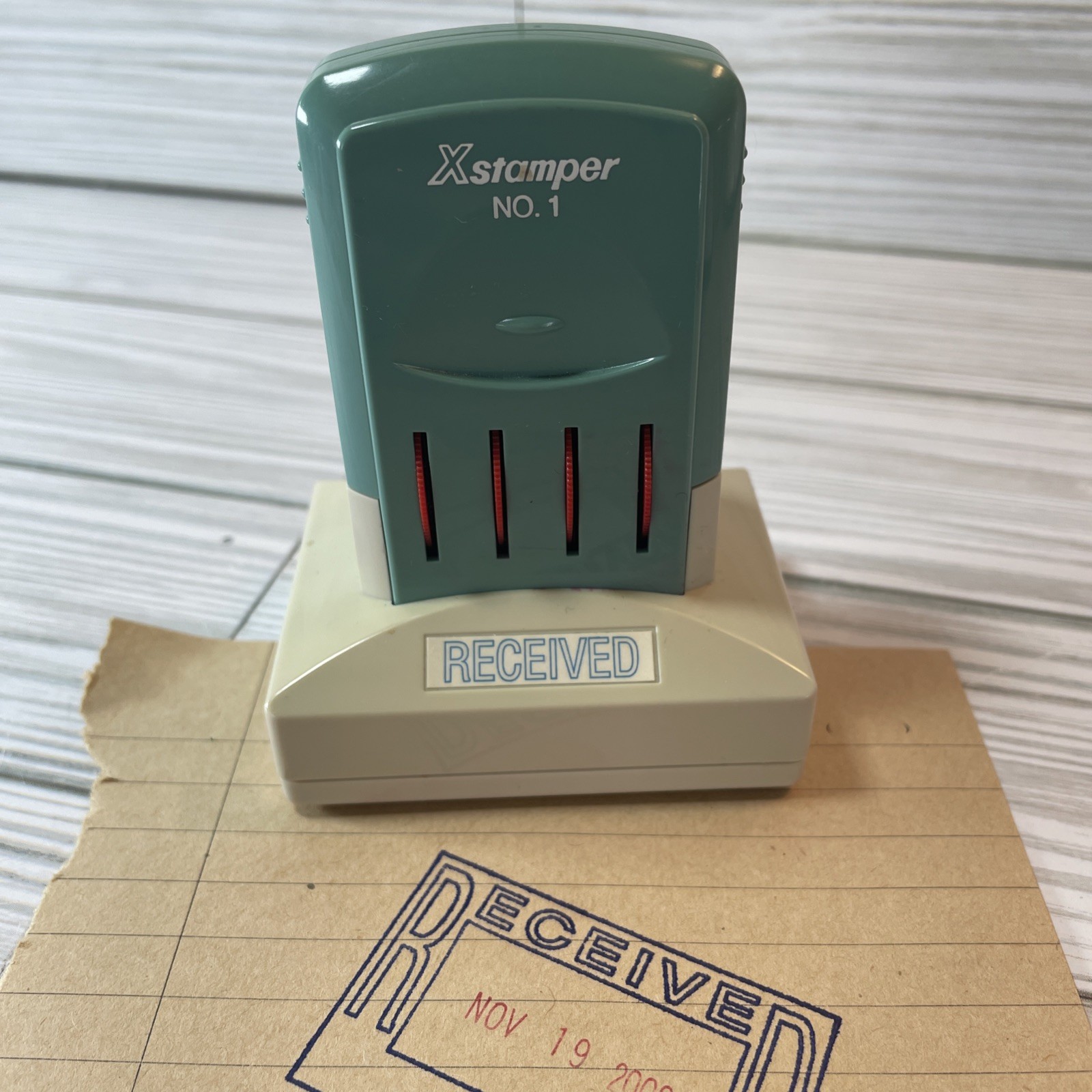 Vintage Stamp Xstamper NO. 1 VersaDater PAID FAXED RECD With Date 1997-2006