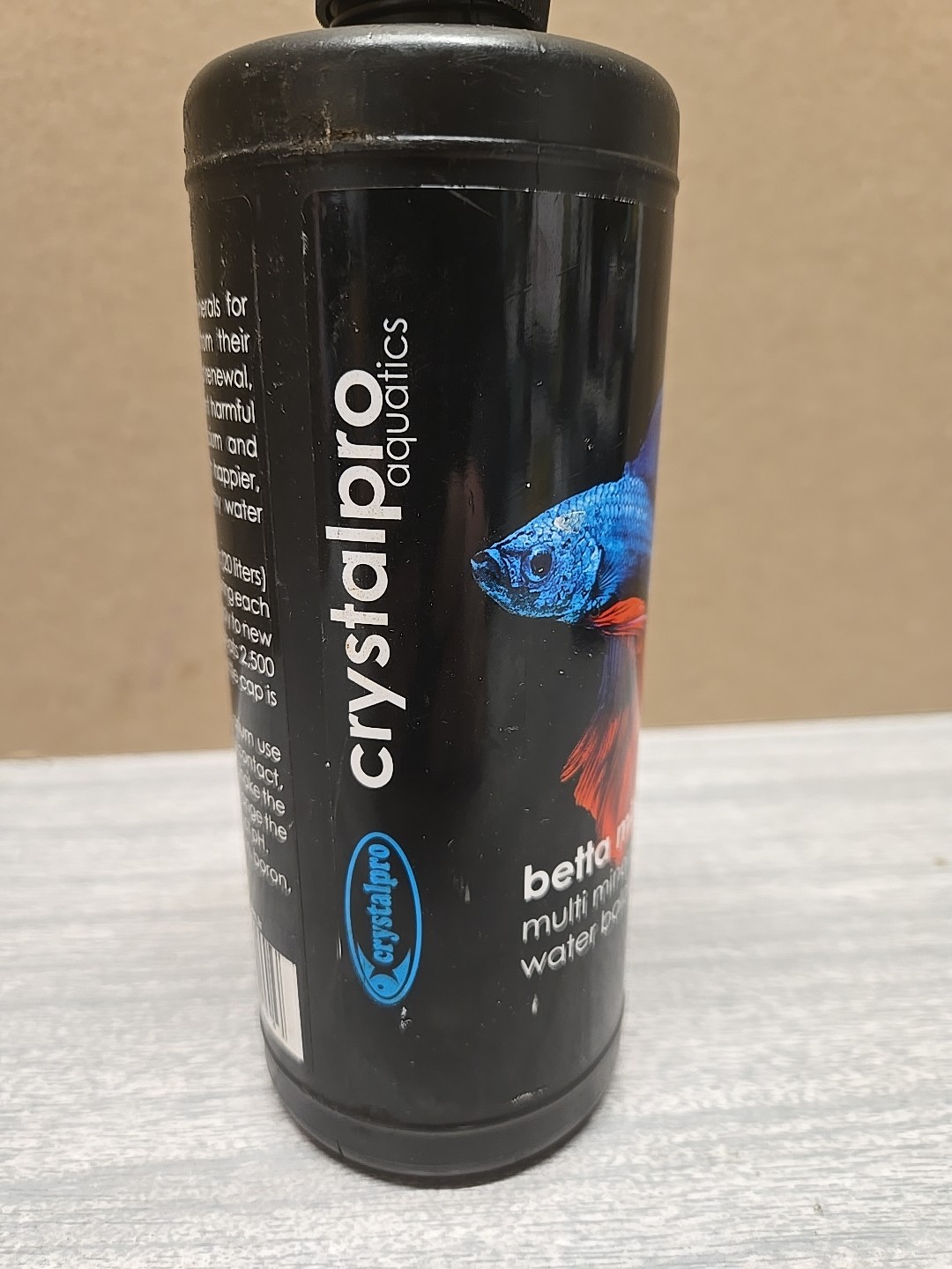 Crystalpro Aquatics Betta Minerals- Freshwater- 500mL Bottle