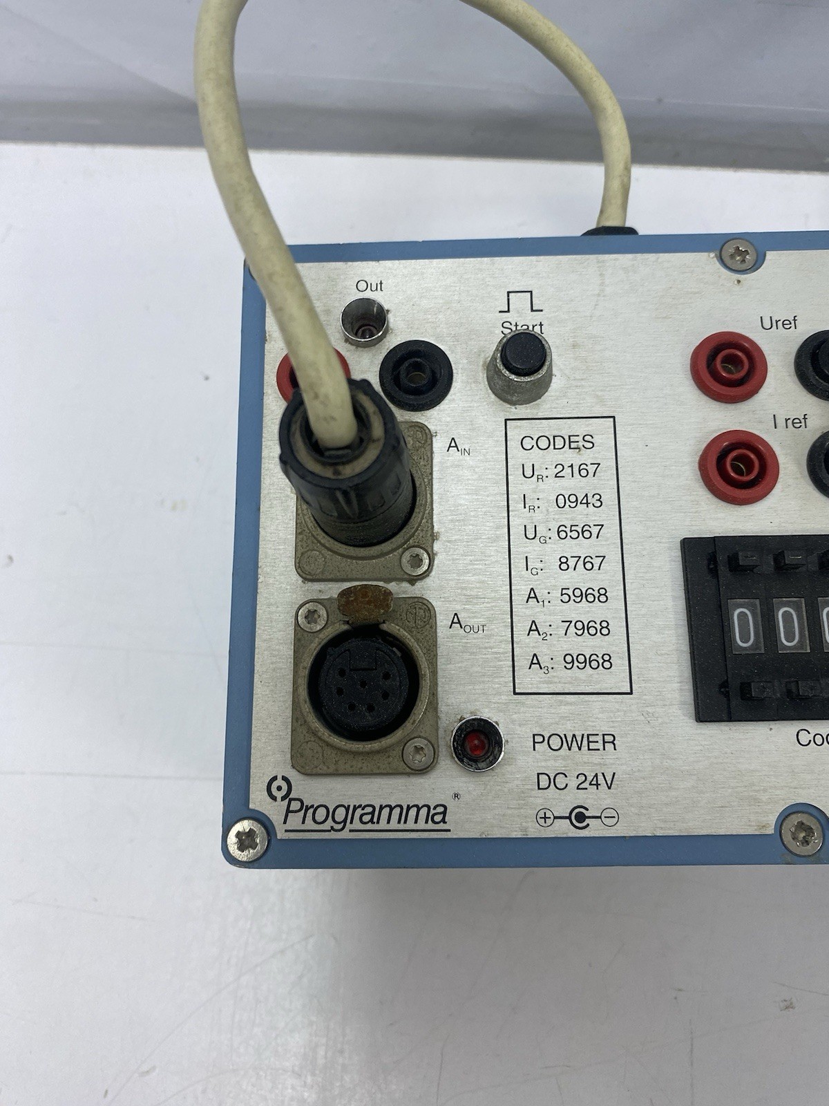 PROGRAMMA FREJA 300 CALIBRATION BOX 2