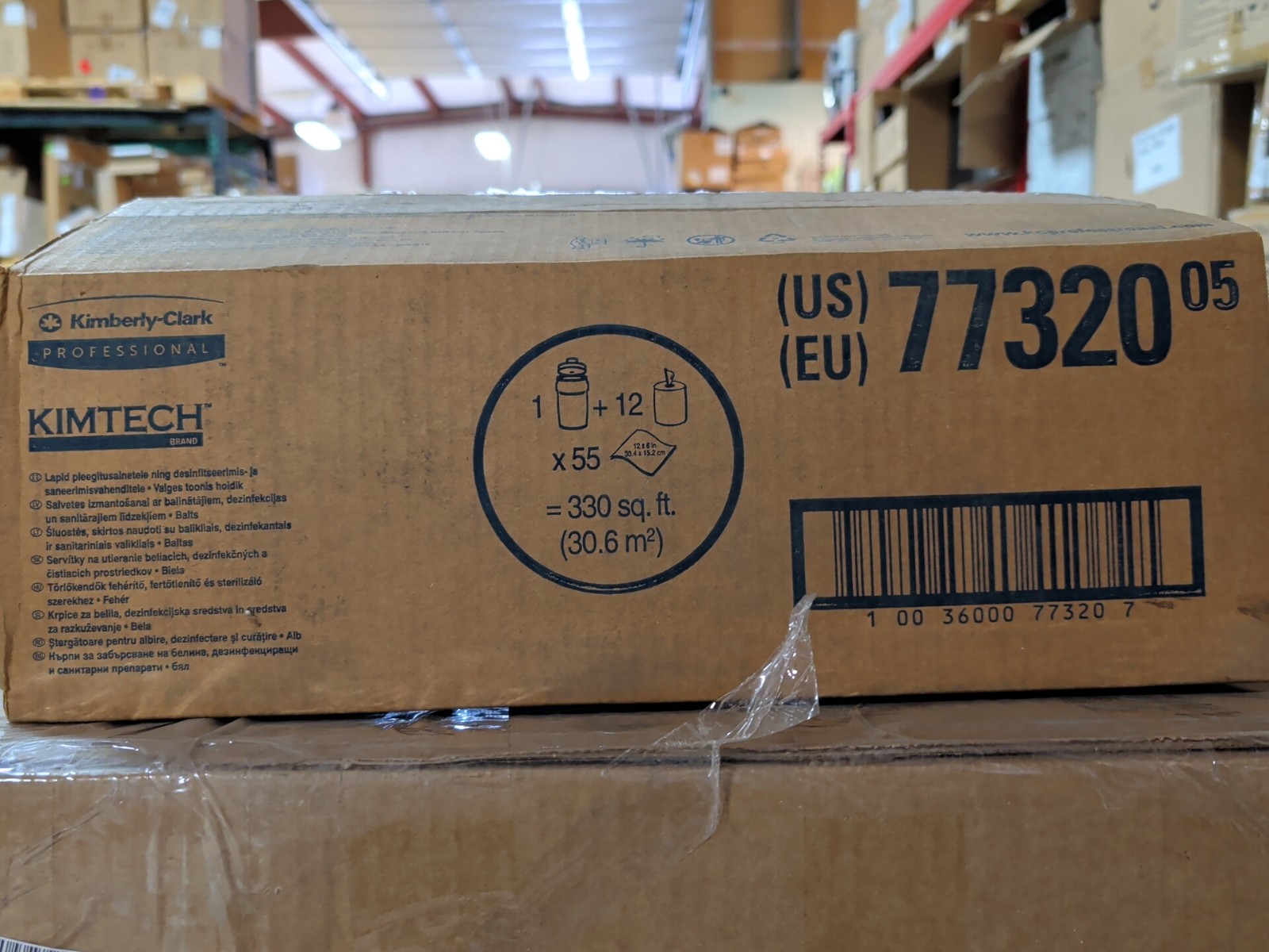 Kimtech 77320 Wipers WetTask System 12 x 12 1/2 White, 35 sheet/roll, 12 Pack