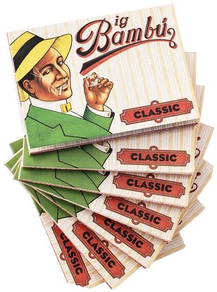 Bambu Rolling Papers 100% Authentic Big Bambu Classic Papers 33/Lvs USA Shipped!