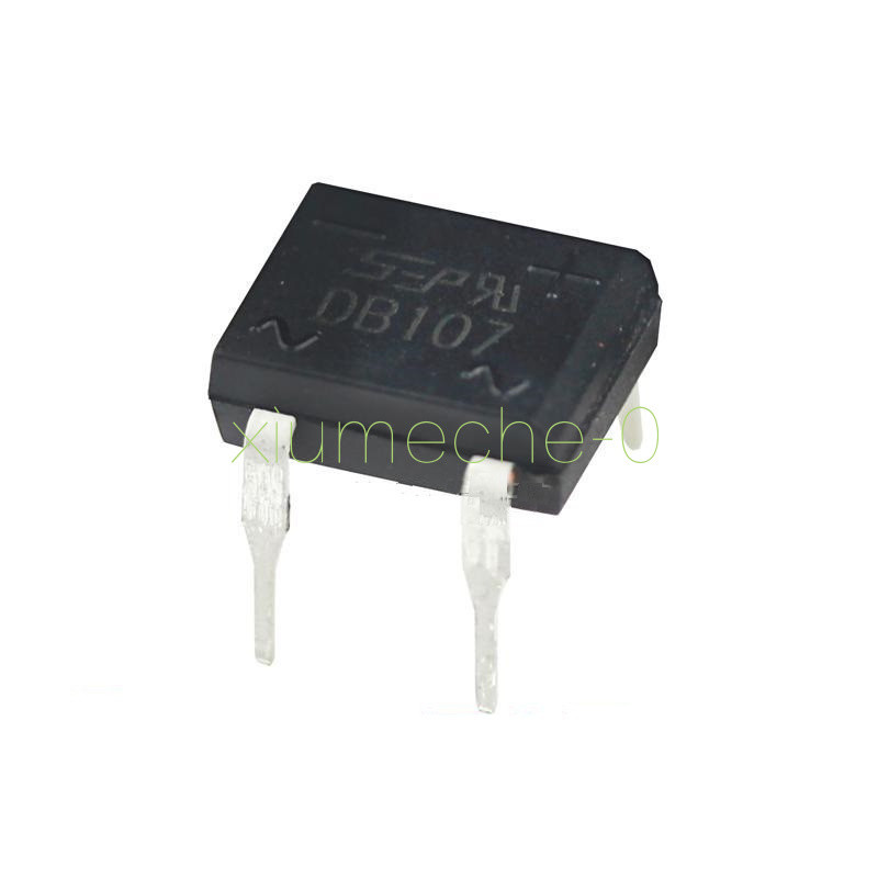 20PCS DB107 DIP4 Single Phase 1A Glass Passivated Bridge Rectifiers Diode