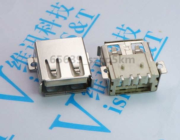 20 pcs USB Type A Female 4 Pin SMT SMD PCB Socket Connector