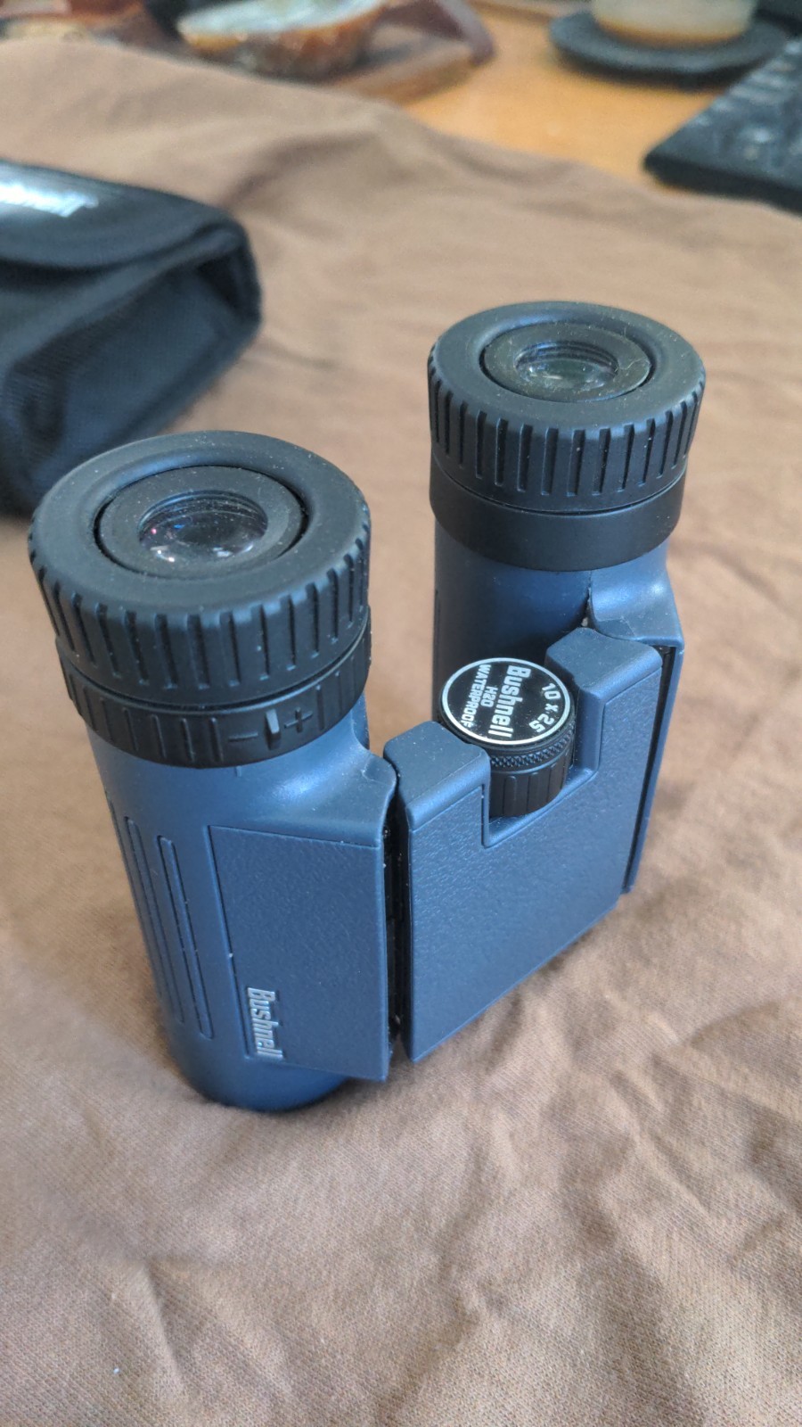 Bushnell 10x25 Waterproof Binoculars Blue 25mm with Case