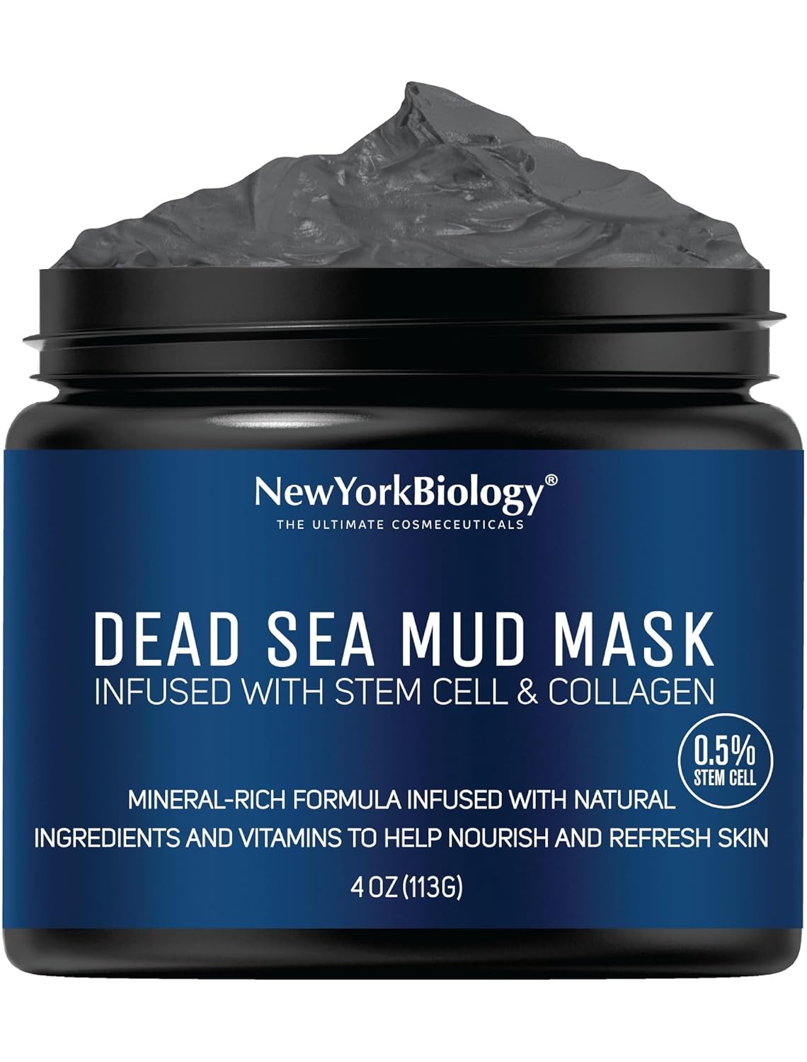 Dead Sea Mud Mask for Face, Body | with Stem Cell and Collagen