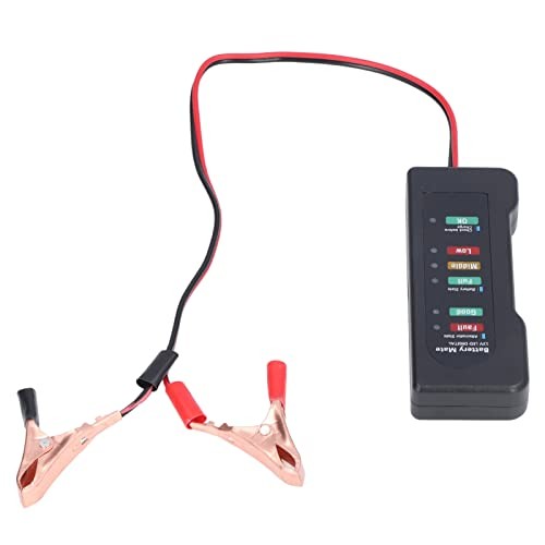 Relay Battery Tester, 12V Digital Battery Tester with Sound Reminder Function,
