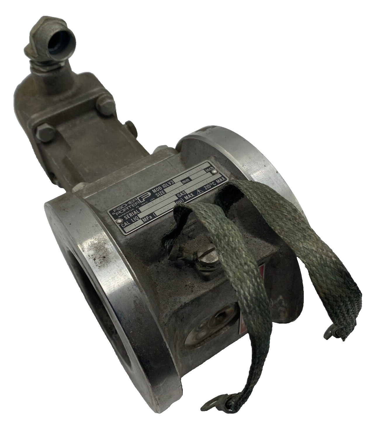 FISCHER & PORTER 10LV3 201AEBB Vortex Flowmeter 3" 80mm 1450 PSI ✅
