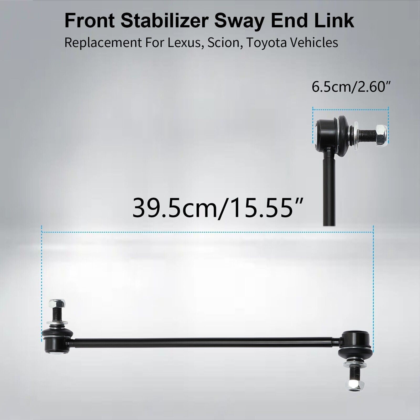 2X Front Sway Bar End Links Fit For Toyota RAV4 Prius CT200h HS250h NX300h Scion