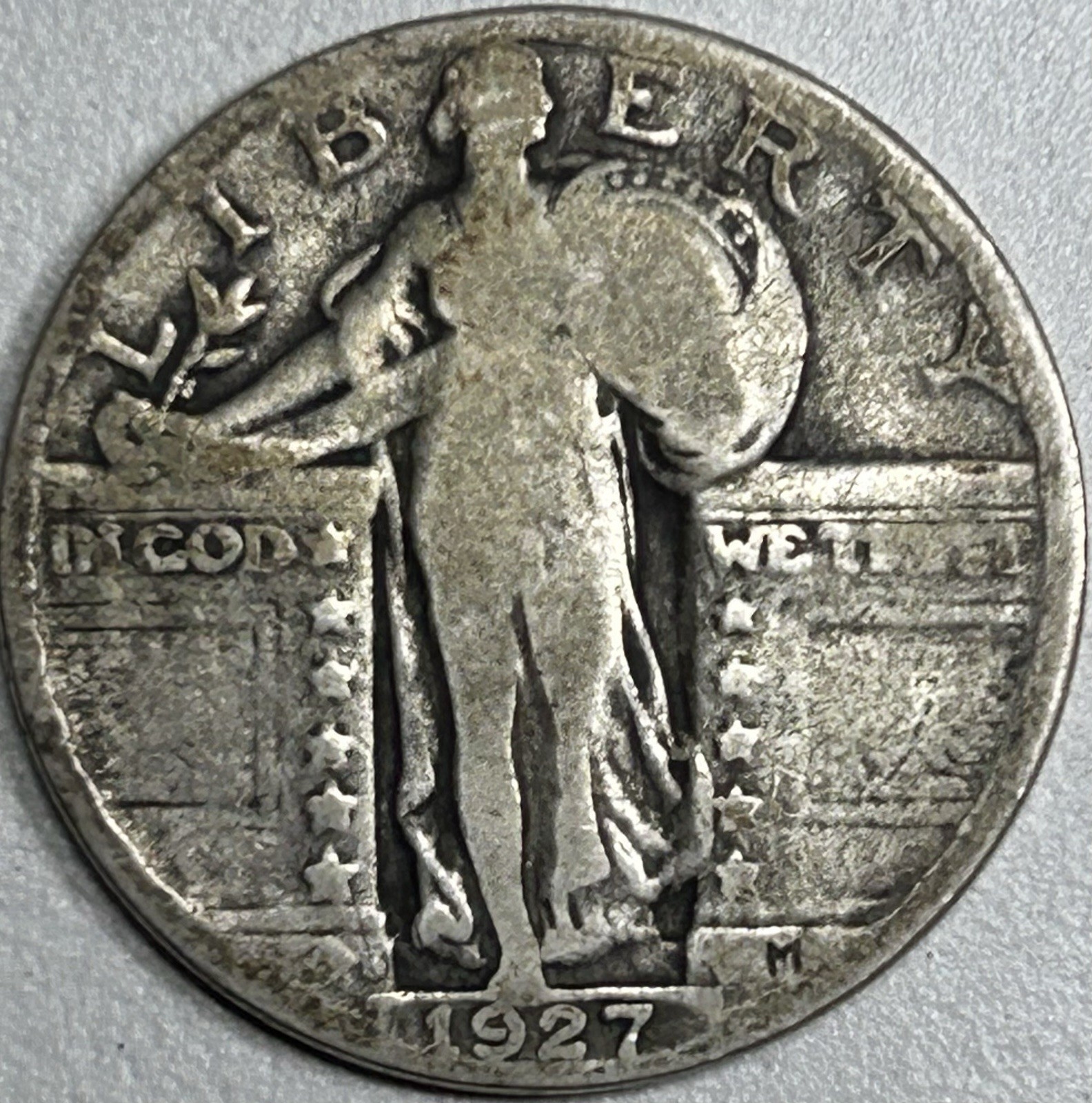 (KEY DATE!) 1927-S Standing Liberty Quarter - Looks G. Grade It Yourself! (#2)