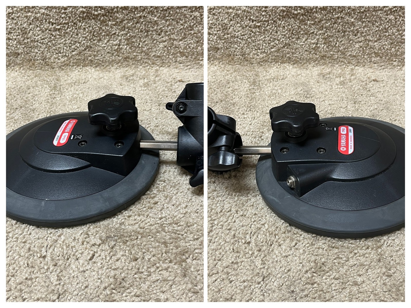 Yamaha TP65-A Electronic Drum Pad w/ Cable and Mounting Clamp